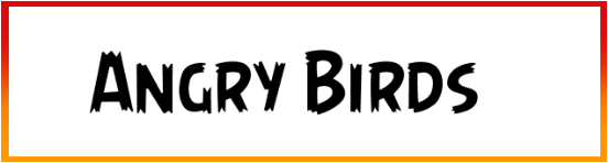 Angry Birds Font style download