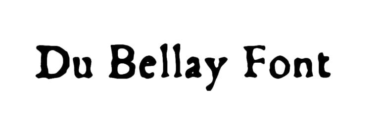 Du Bellay Font downoad