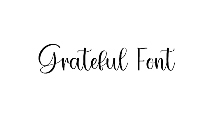 Grateful Font download