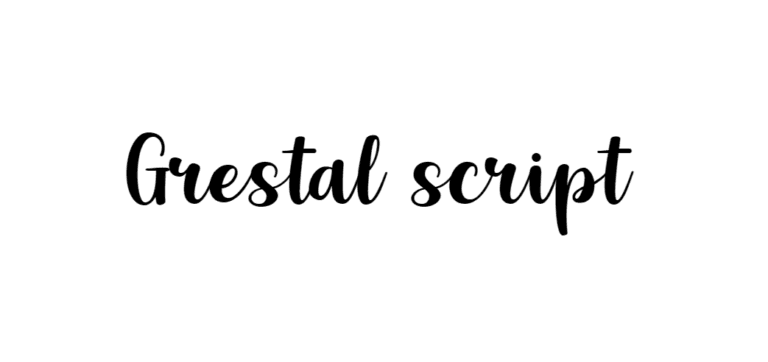 Grestal Script font download