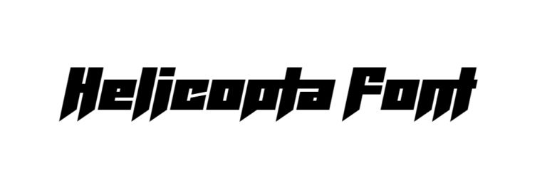 Helicopta Font download