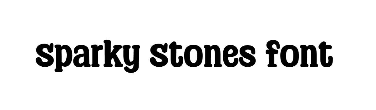 Sparky Stones font download