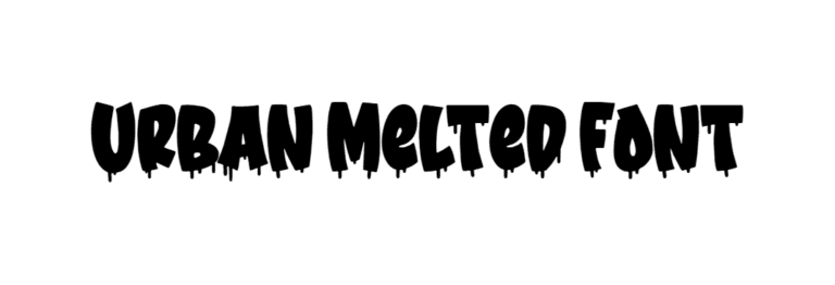 Urban Melted Font download