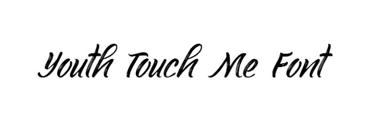 Youth Touch Me Font download