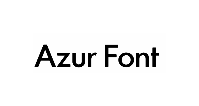 Azur Font download