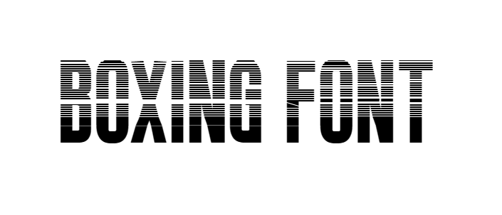 BOXING Font download