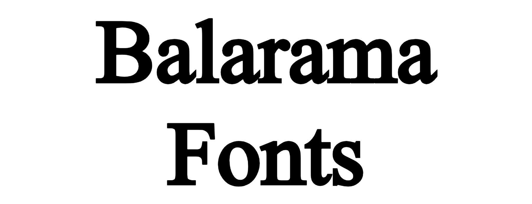 Balarama Fonts download