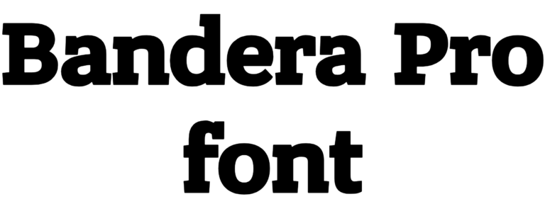 Bandera Pro font download