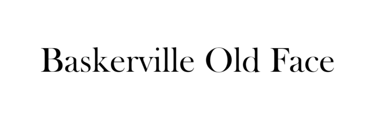 Baskerville Old Face font download BASK OLD