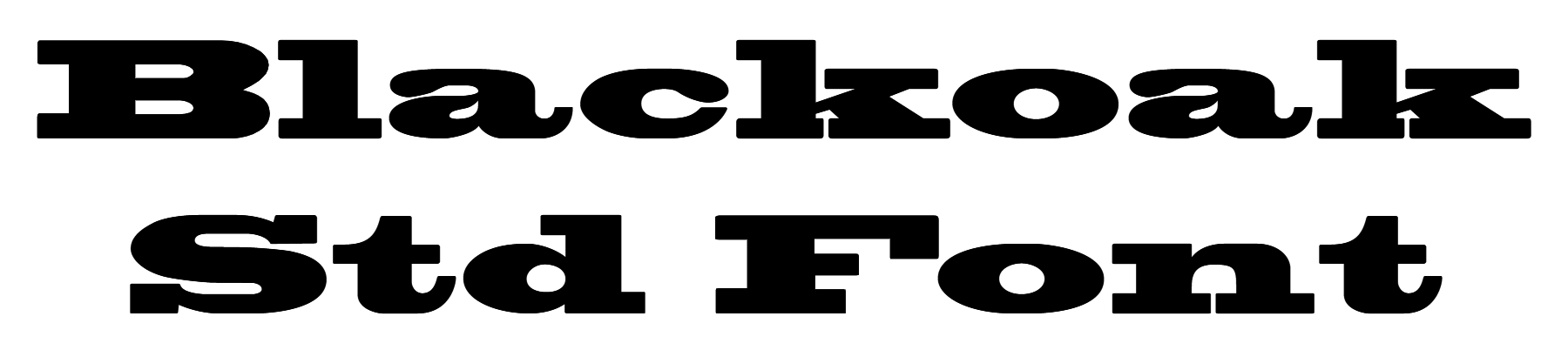 Blackoak Std Font download