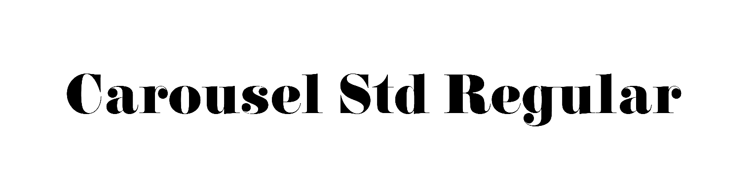 Carousel Std Regular font download