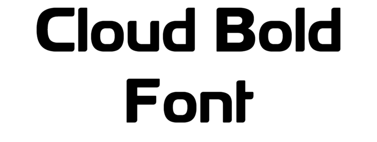 Cloud Bold Font download