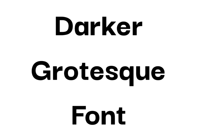 Darker Grotesque Font download