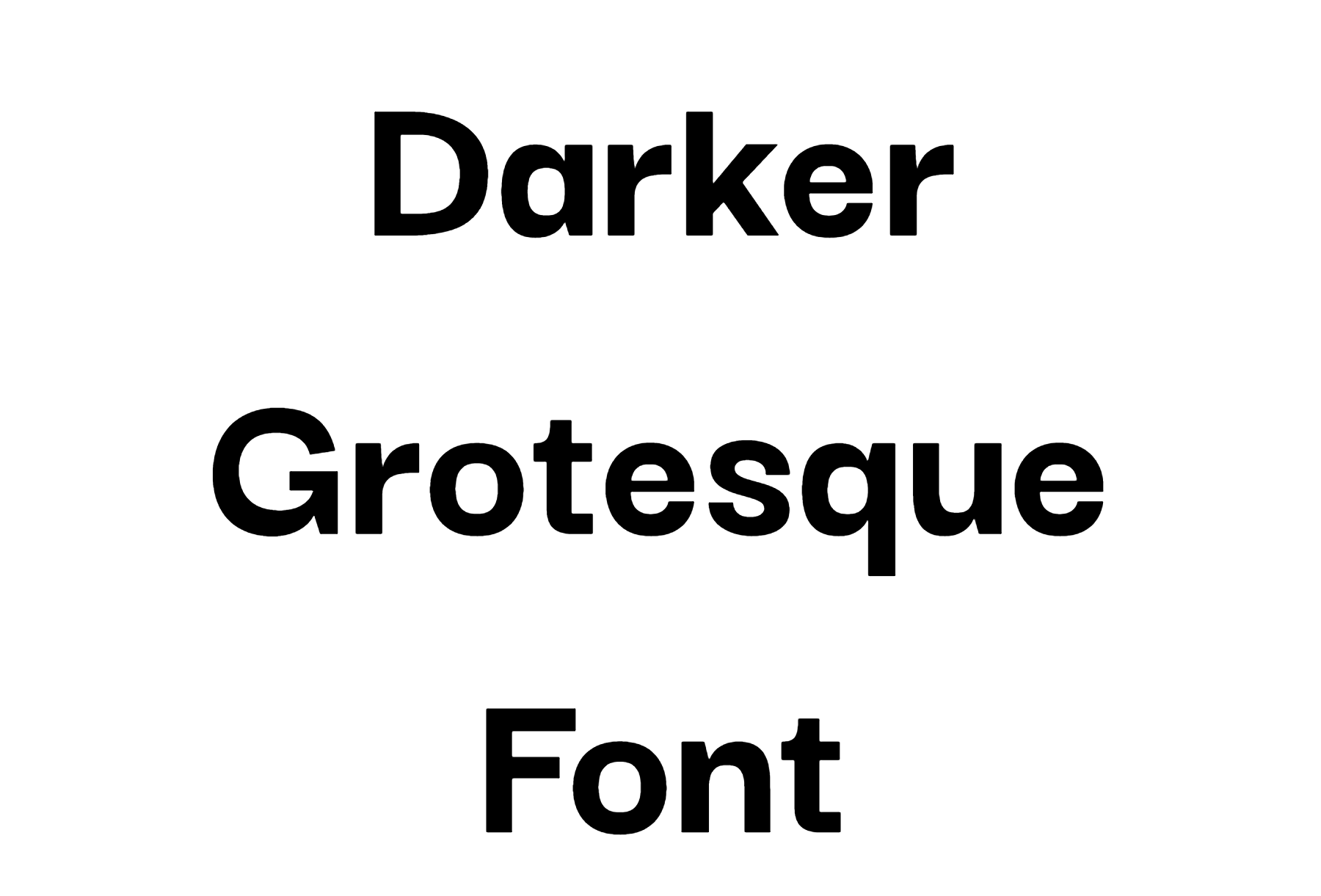 Darker Grotesque Font download