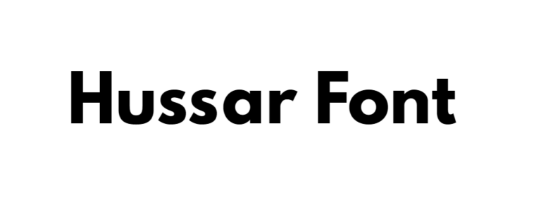 Hussar Font free download