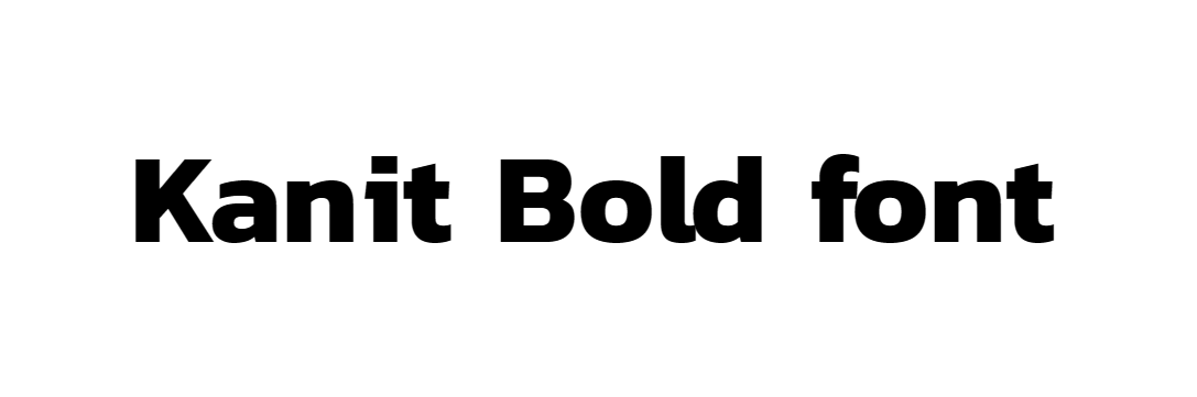 Kanit Bold font free download Kanit Medium font