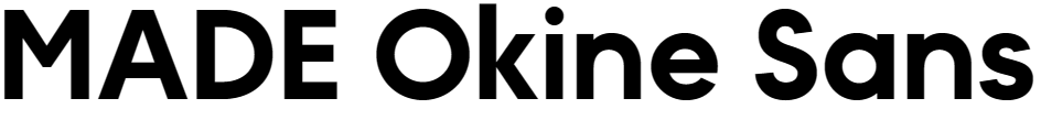 MADE Okine Sans font download