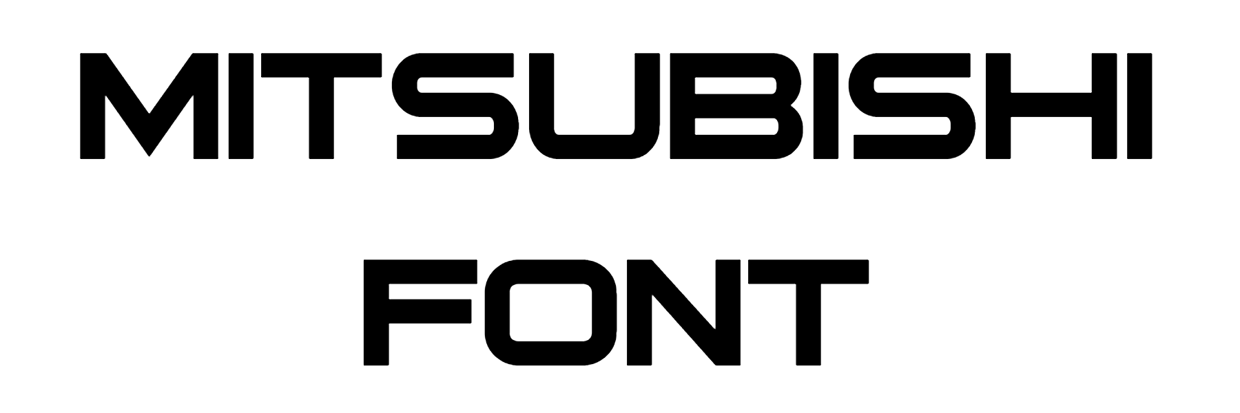 Mitsubishi Font Download, #Mitsubishi Electric Logo