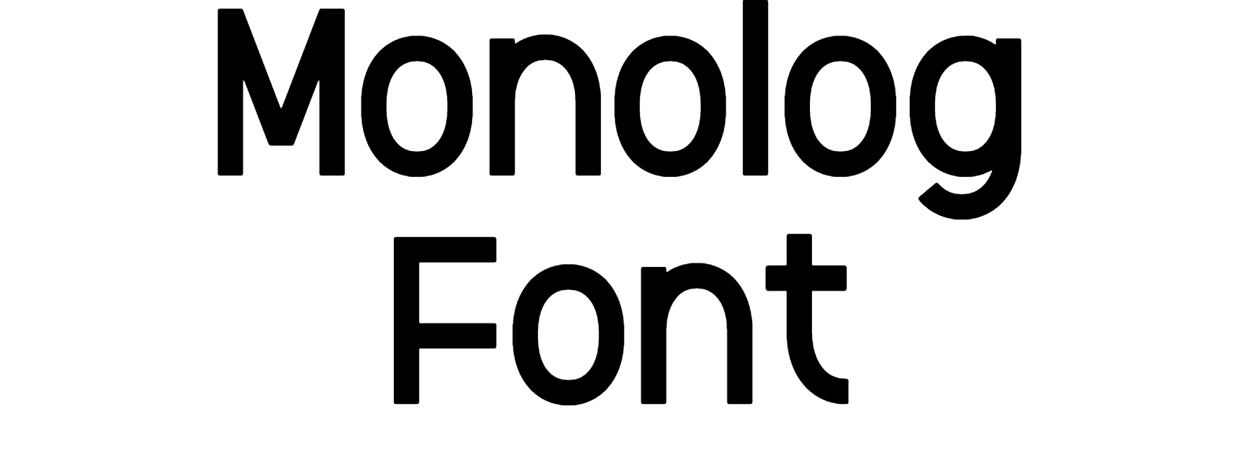 Monolog Font Download