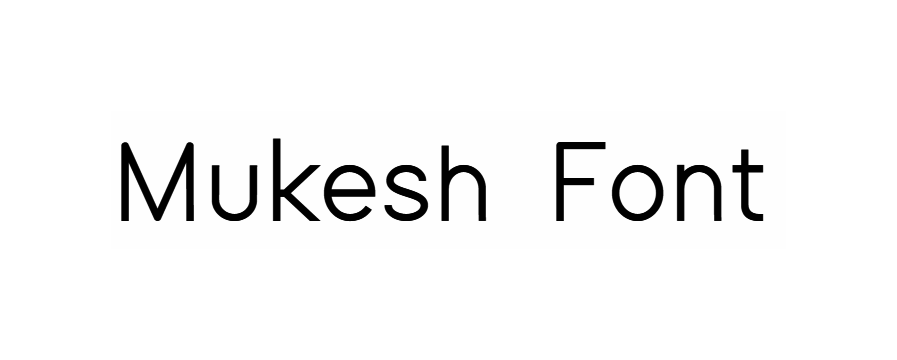 Mukesh Font download