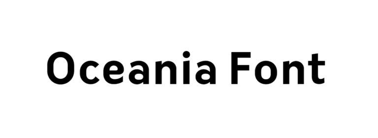 Oceania font free download