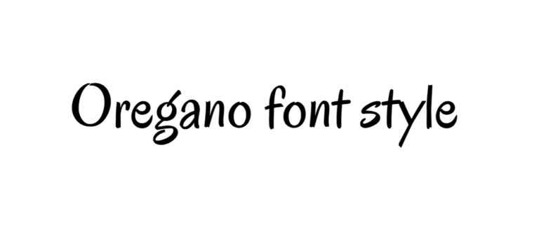 Oregano font free download