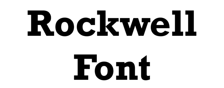 Rockwell Font download