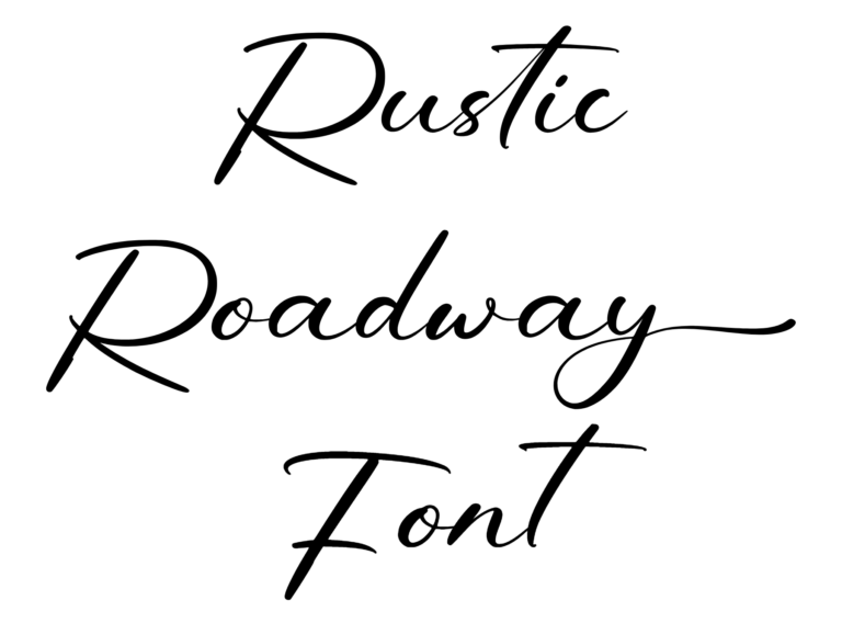 Rustic Roadway Font download