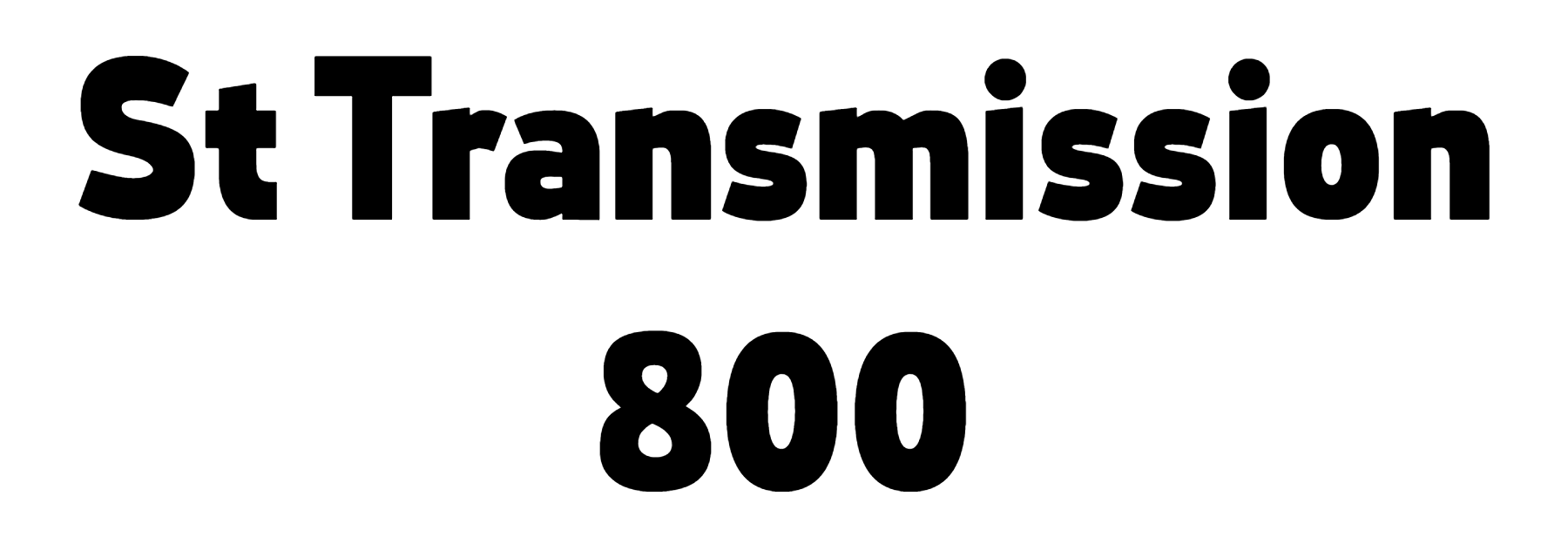 St Transmission 800 font download