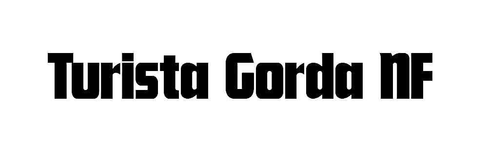 Turista Gorda NF bold font download