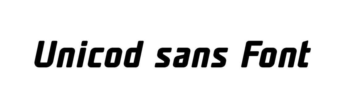 Unicod sans Font download, Unicod sans bold italic font