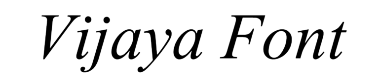 Vijaya Font Download