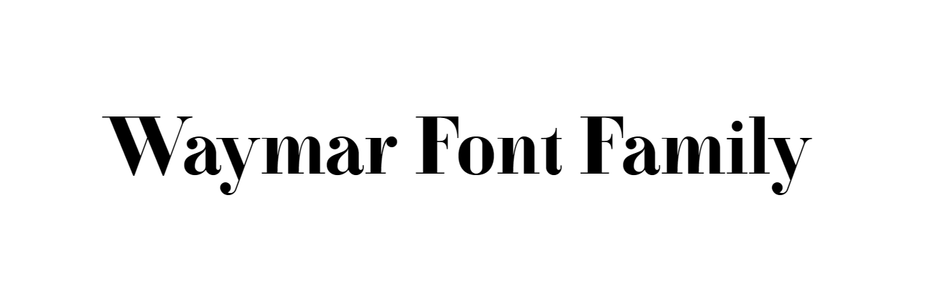 Waymar Regular font free download