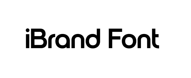 iBrand Font download